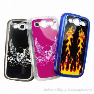 Cases for Galaxy SIII, Made of TPU+PC, Person Cranial Angle Design